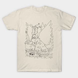 Cartoon Mothman T-Shirt